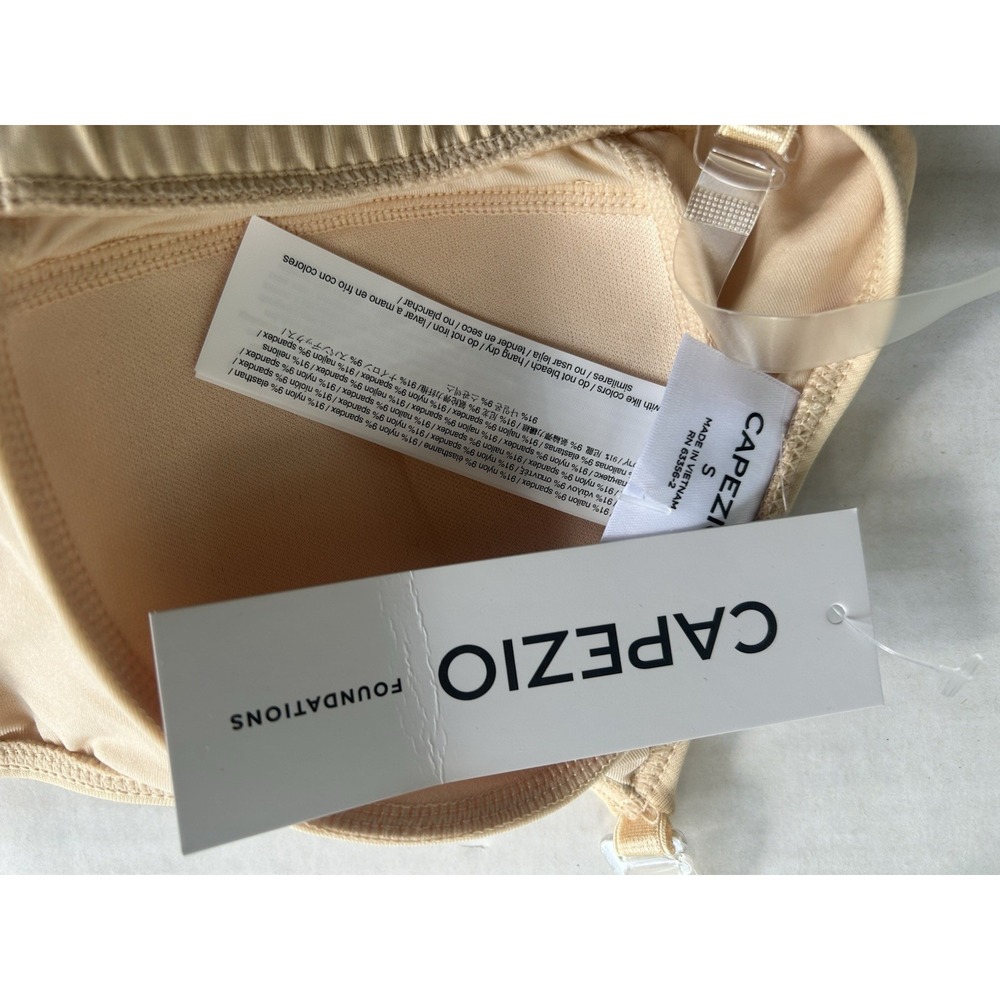 Capezio Camisole Bra w/ BraTek NWT Nude Size Small Dance Competitive Cheer - Picture 4 of 6